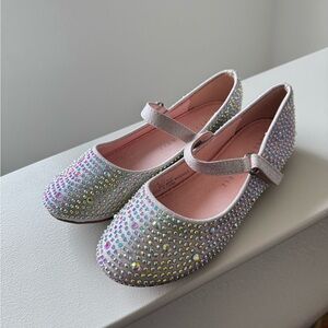 Sparkley ballet flats, size kids 11, never worn